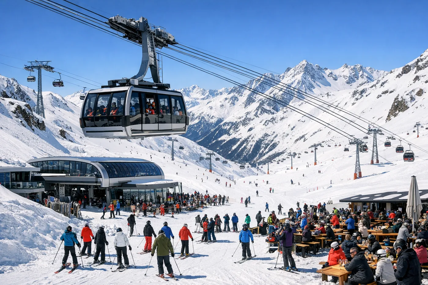 Skidresor till Ischgl i Österrike