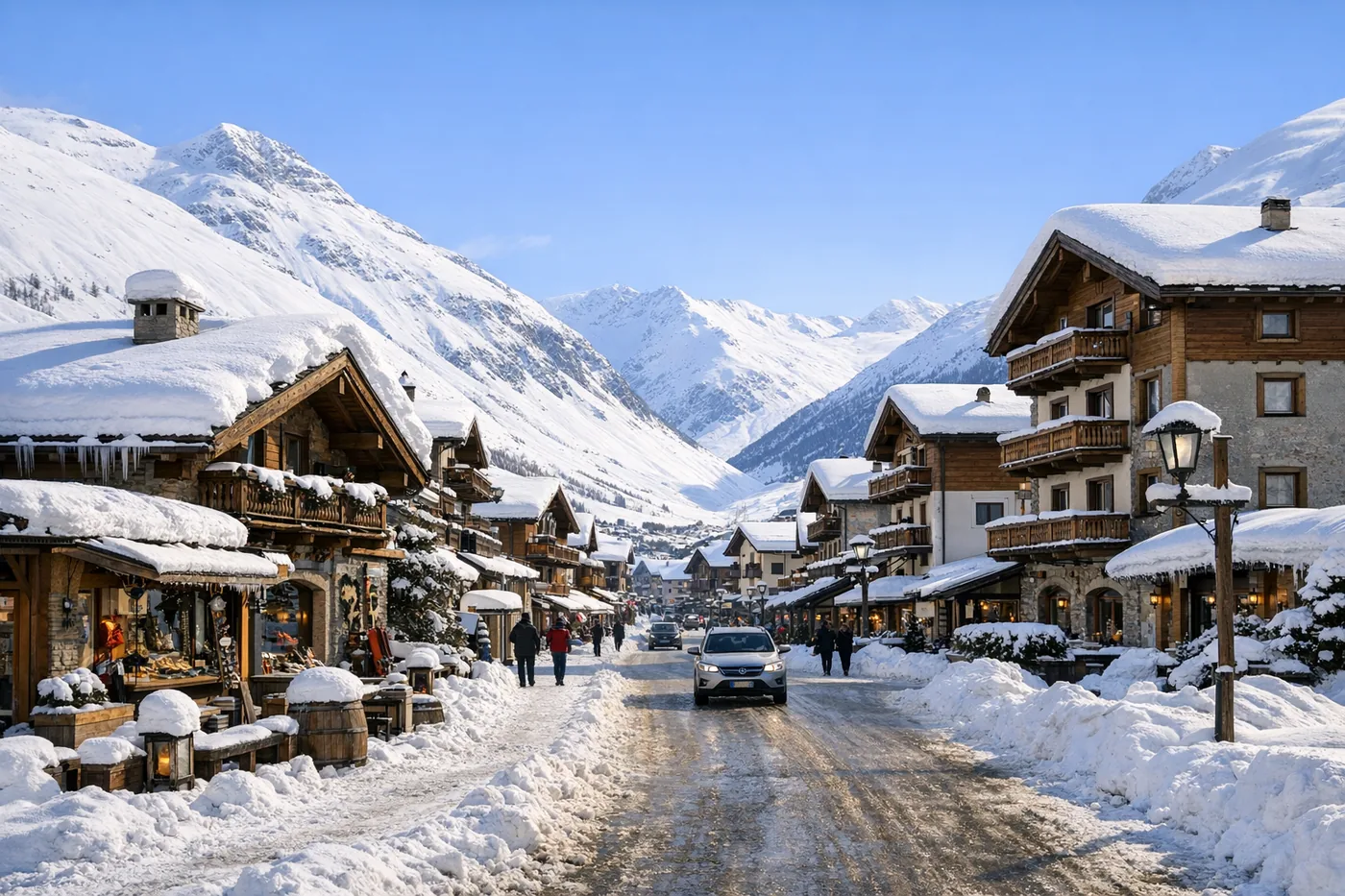 Skidresor till Livigno i Italien