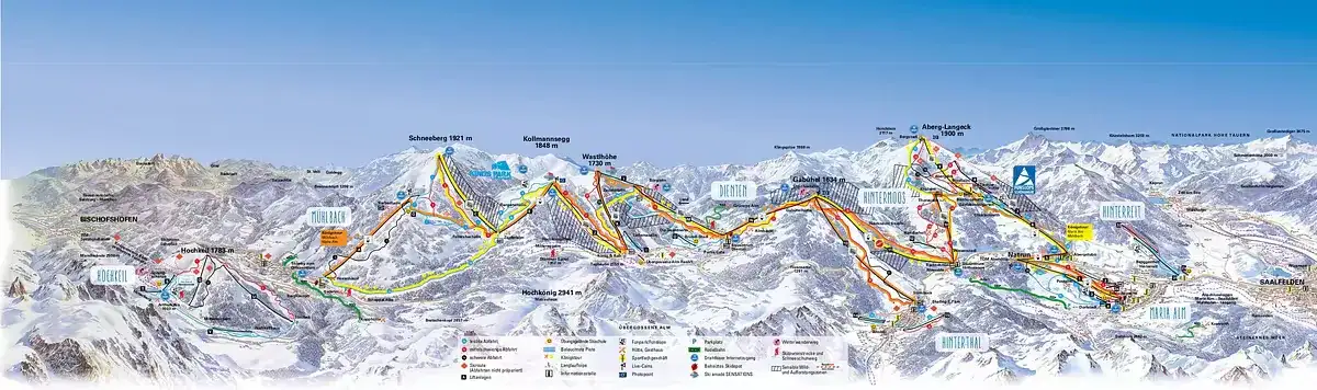 Pistkarta Maria Alm