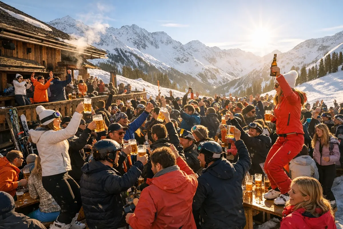 Skidåkning i St. Anton
